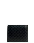 Gucci Black Microguccissima Leather Bi-fold Wallet