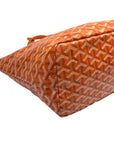 Goyard Orange Goyardine Coated Canvas St. Louis PM Tote