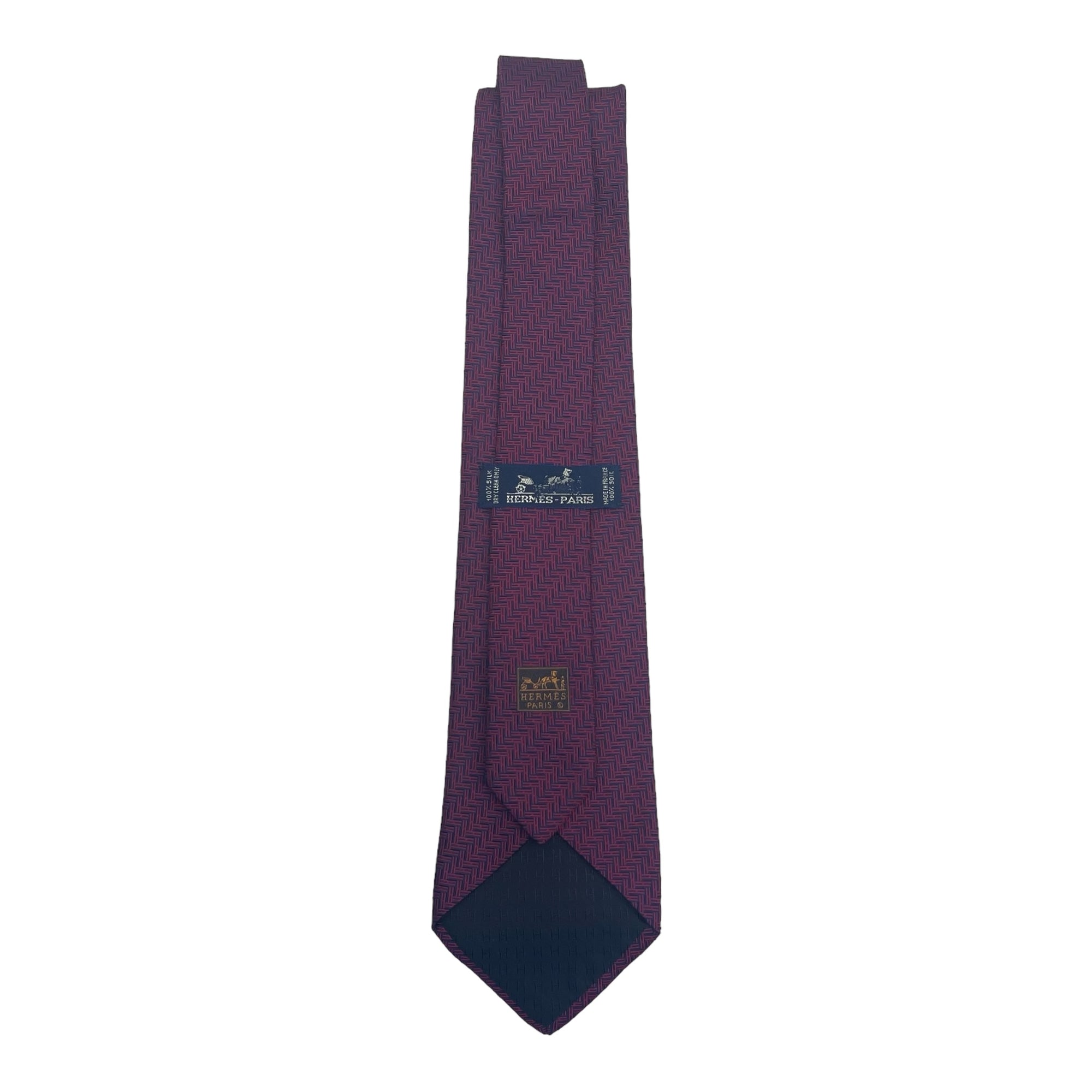 Hermes Faconnee H 24 tie