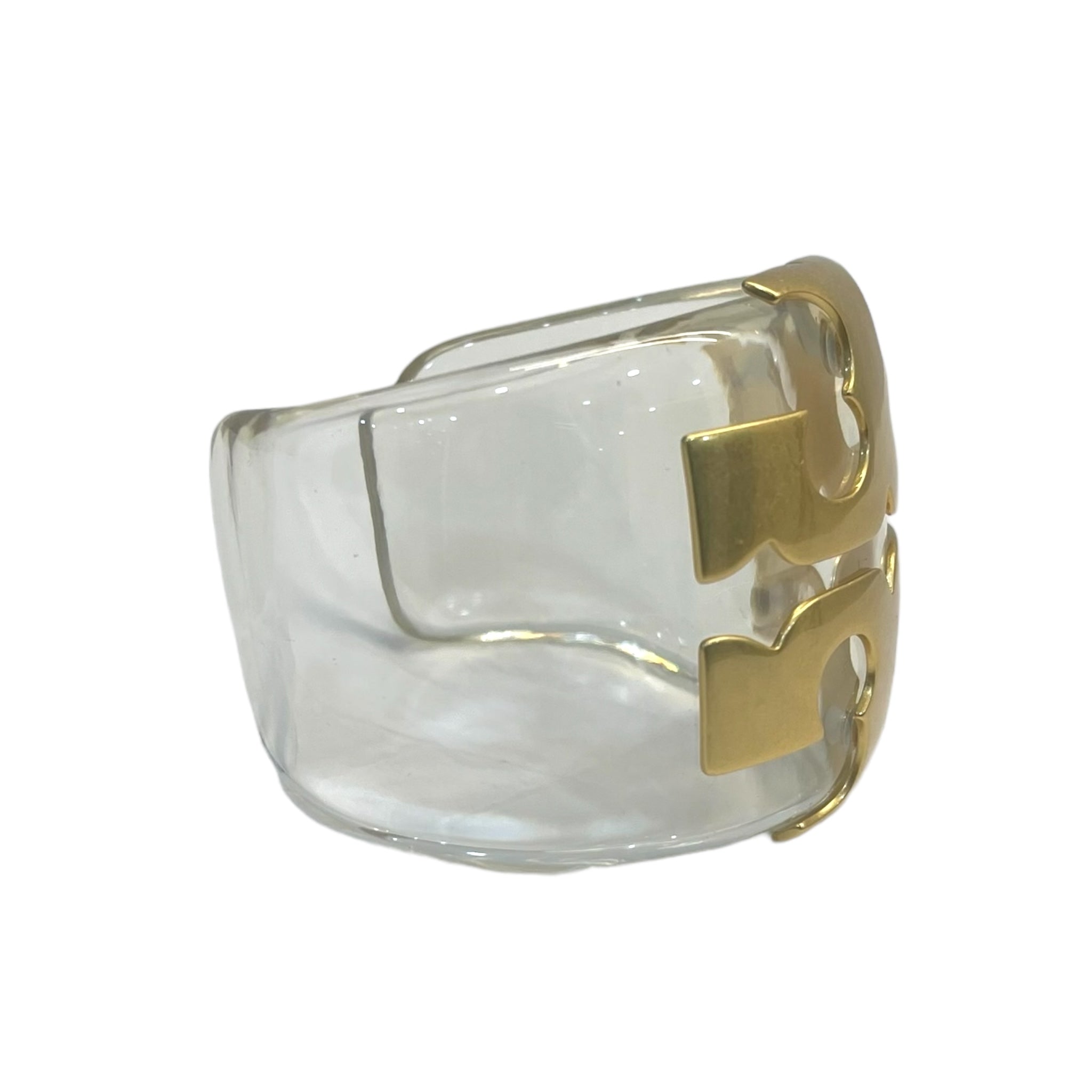 Tory Burch Applied Logo Resin Cuff