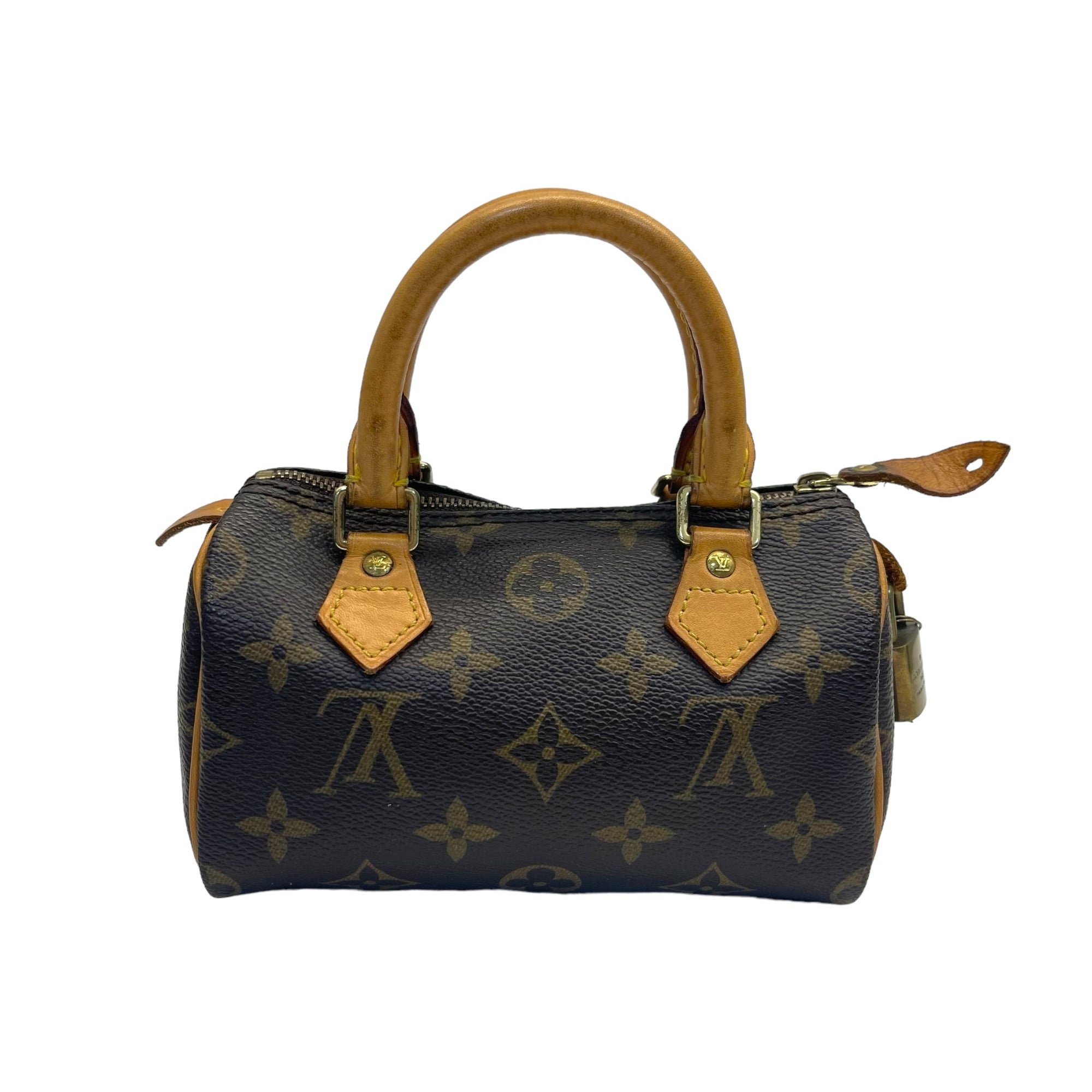 Louis Vuitton Monogram Canvas Nano Speedy Bandouliere Bag