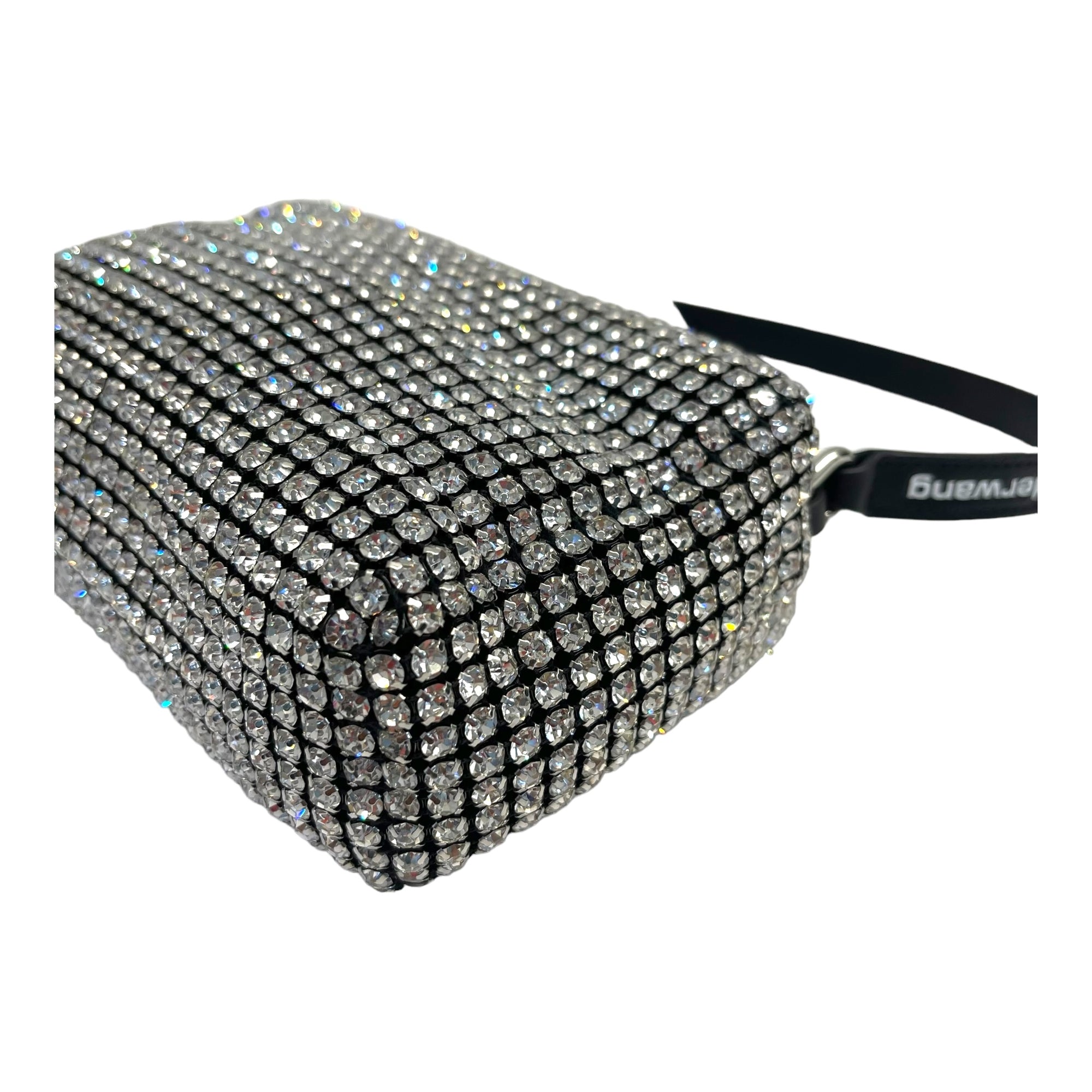 Alexander Wang Heiress Pouch In Crystal Mesh Medium