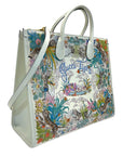 Gucci Tiger Medium Tote Shanghai Savanah White Multicolor