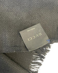 Gucci GG Silk Cotton Jacquard Shawl