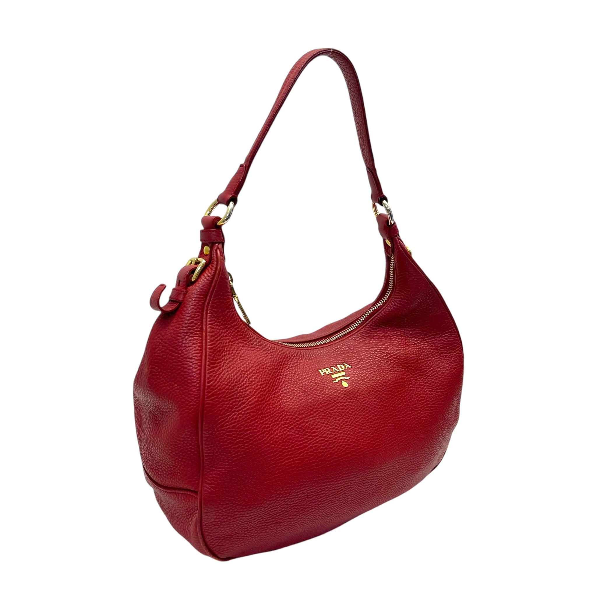 Prada Vitello Daino Hobo Bag