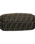 Fendi Zucca Canvas & Leather Borsa Chef Tote Bag