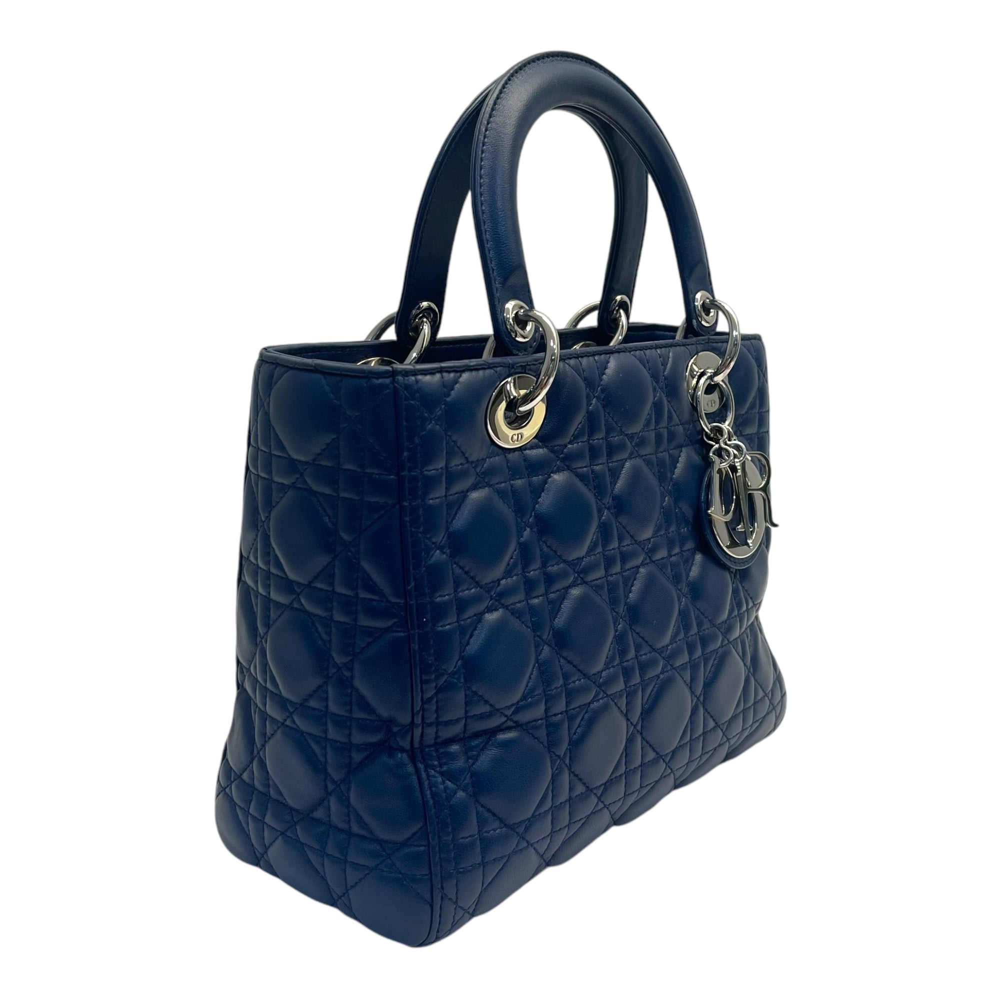 Lady Dior Medium Dark Blue