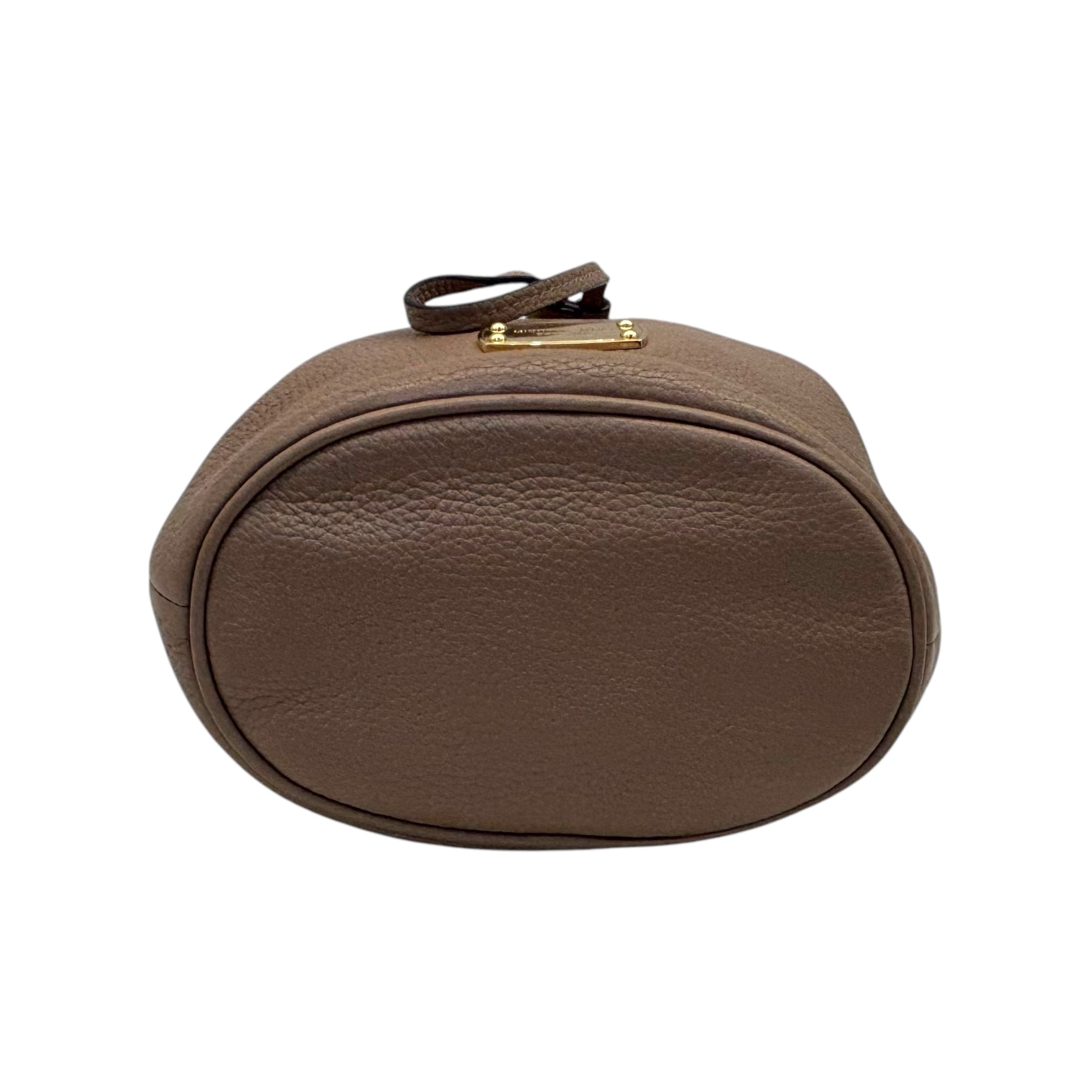 Michael Kors Jules Drawstring Brown Bucket Bag