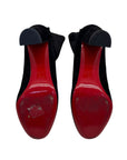 Christian Louboutin Gena Black Suede Ankle Boots EU 36.5