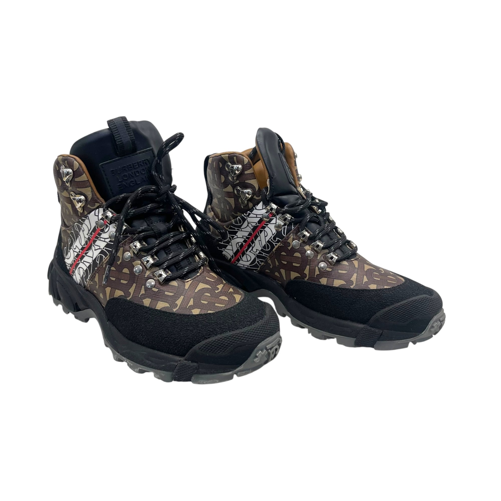 Burberry Monogram Stripe Tor Hiking Boots EU 36.5