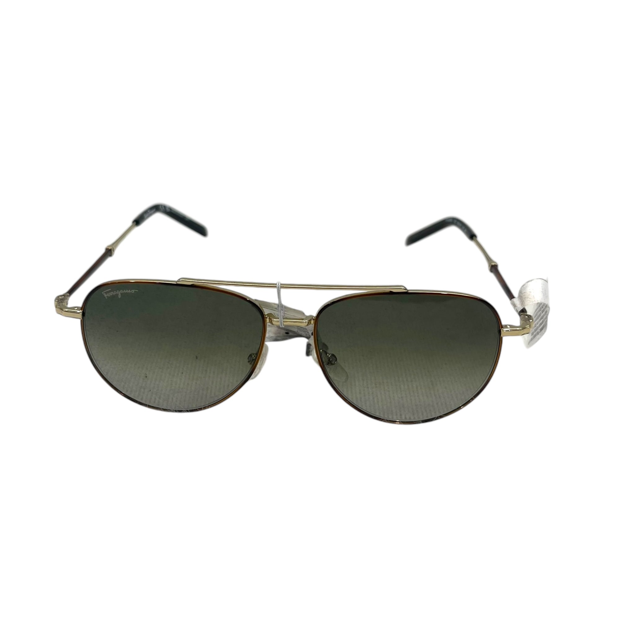 Salvatore Ferragamo Ruthenium Black Sunglasses