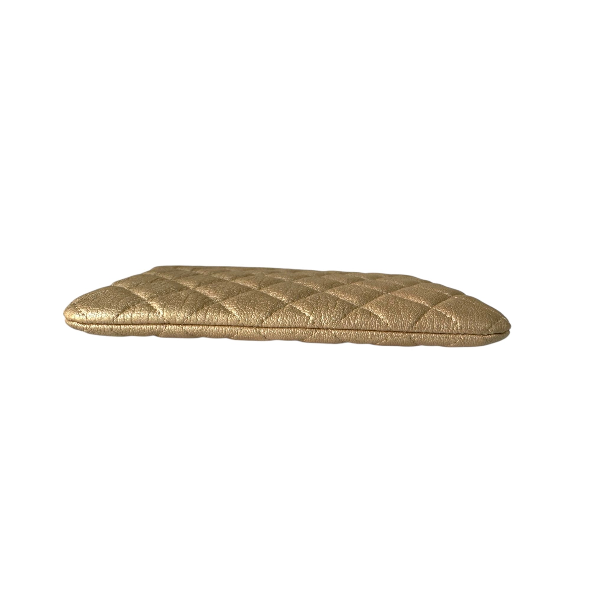 Chanel Calfskin Quilted Clutch