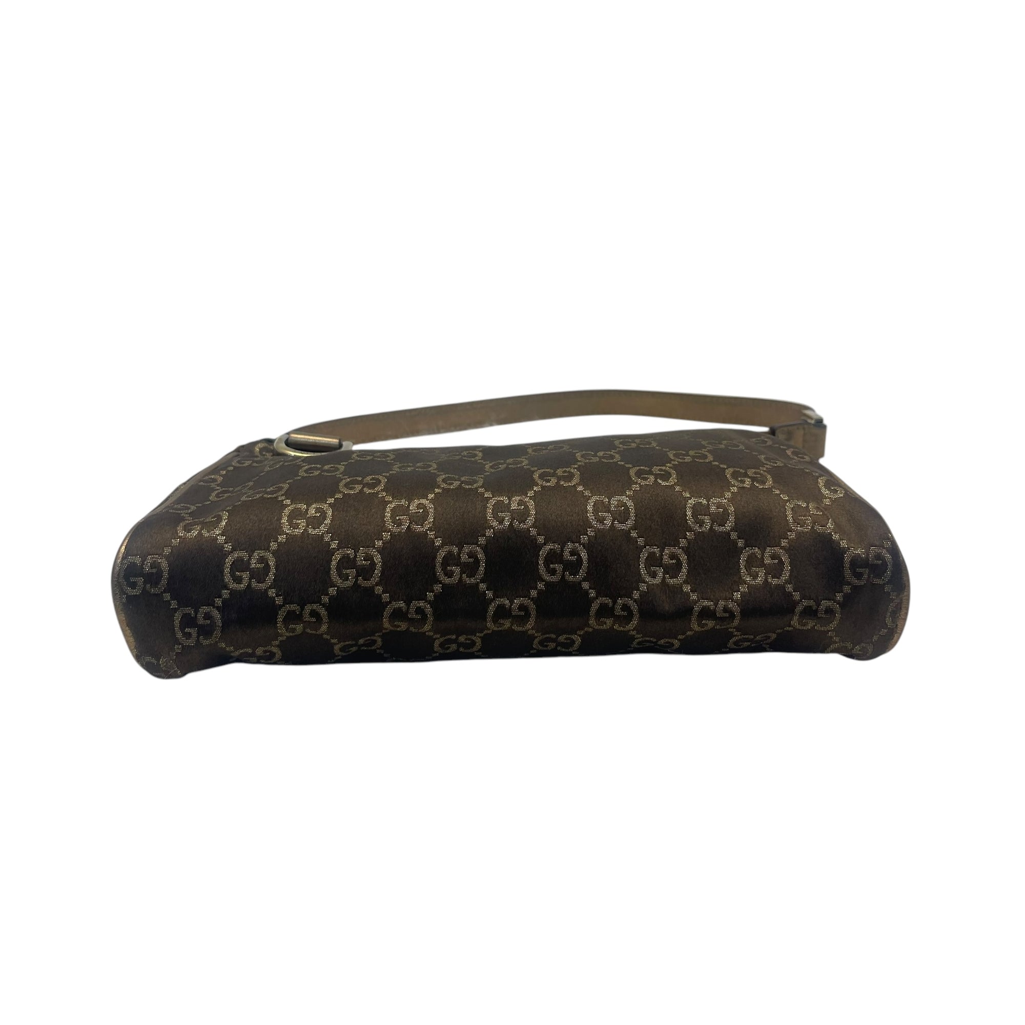 Gucci Bronze Guccissima Pochette Clutch Bag
