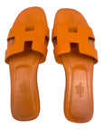Hermès Orange Oran Sandals EU 38