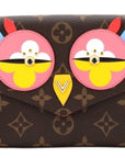 Louis Vuitton Brown Monogram Canvas Lovely Birds Pochette Felicie Bag