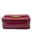 Celine Burgundy Leather Triomphe Bag