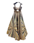 Amit Aggarwal Metallic Winged Lehenga Model- AAIC-775