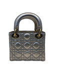 Christian Dior Mini Lady Dior Metallic Cannage Bag