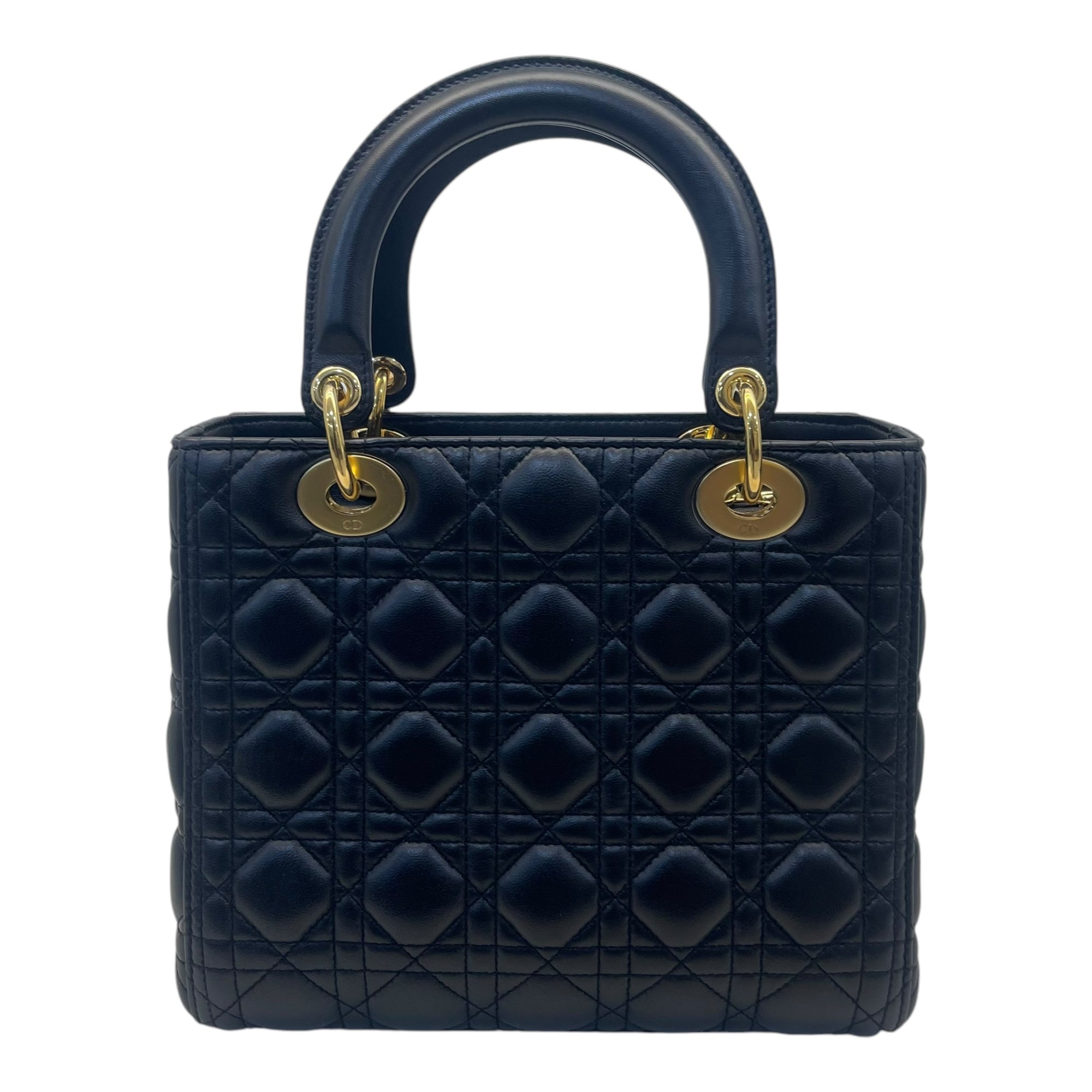 Christian Dior Mini Lady Dior Black Cannage Bag