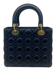 Christian Dior Mini Lady Dior Black Cannage Bag