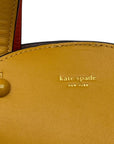 Kate Spade Orange Dottie Smooth Leather Medium Tote Bag