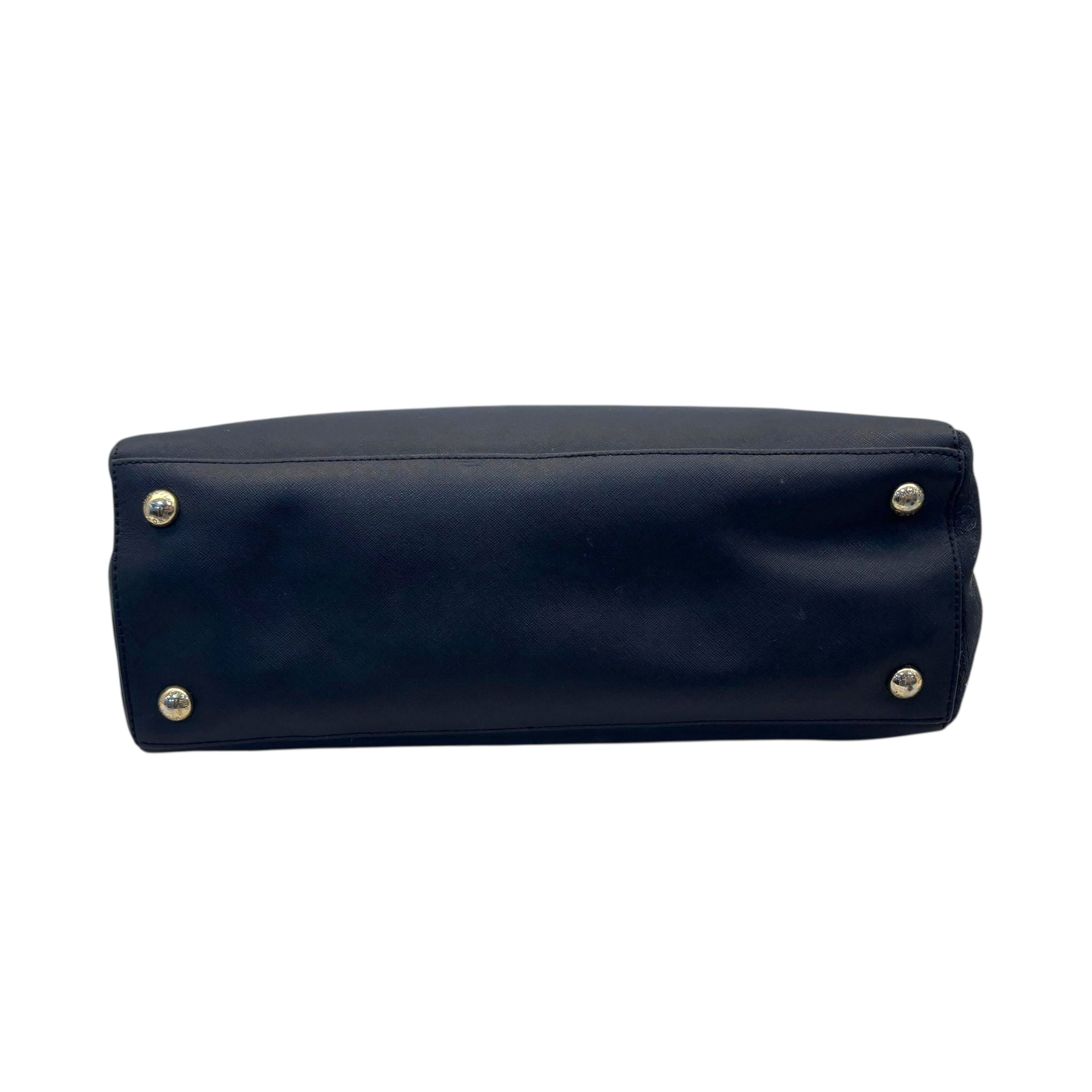 Michael Kors Navy Blue Saffiano Leather Large Selma Tote Bag