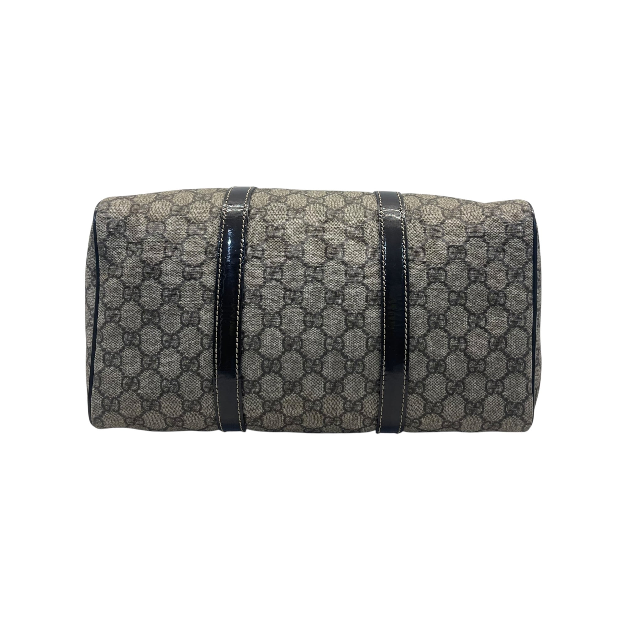 Gucci Beige/Ebony GG Supreme Canvas Medium Joy Boston Bag
