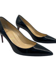 Christian Louboutin Black Patent Leather Pigalle Pumps EU 39