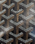 Goyard St Louis PM Tote Black Goyardine