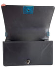Chanel Midnight Quilted Leather Medium Wild Stitch Chain Boy Top Handle Bag