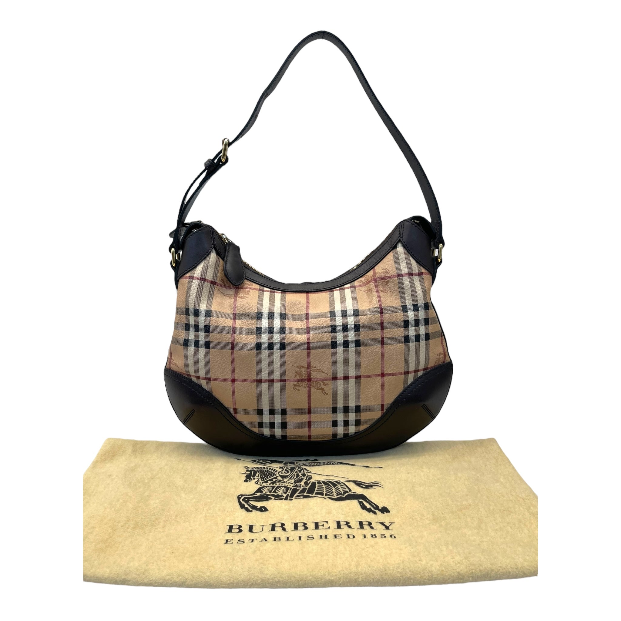 Burberry Haymarket Check Shoulder Bag