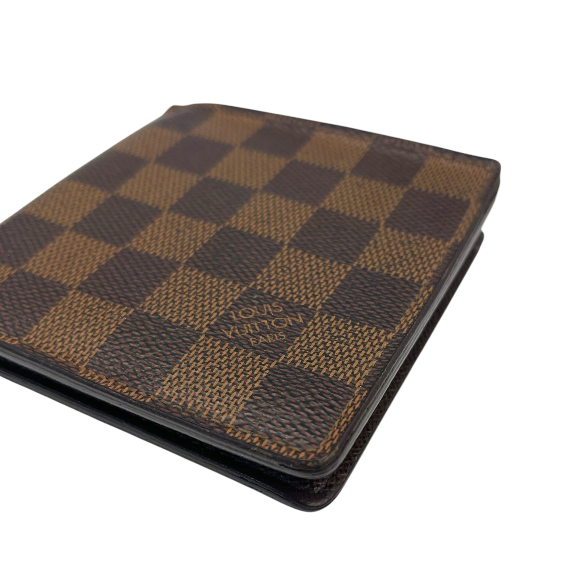 Louis Vuitton Damier Ebene Canvas Marco Wallet