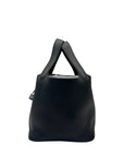 Hermes Picotin Lock 18 Black Clemence Palladium Hardware