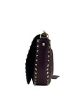 Valentino Rubin Grainy Leather Rockstud Crossbody Bag