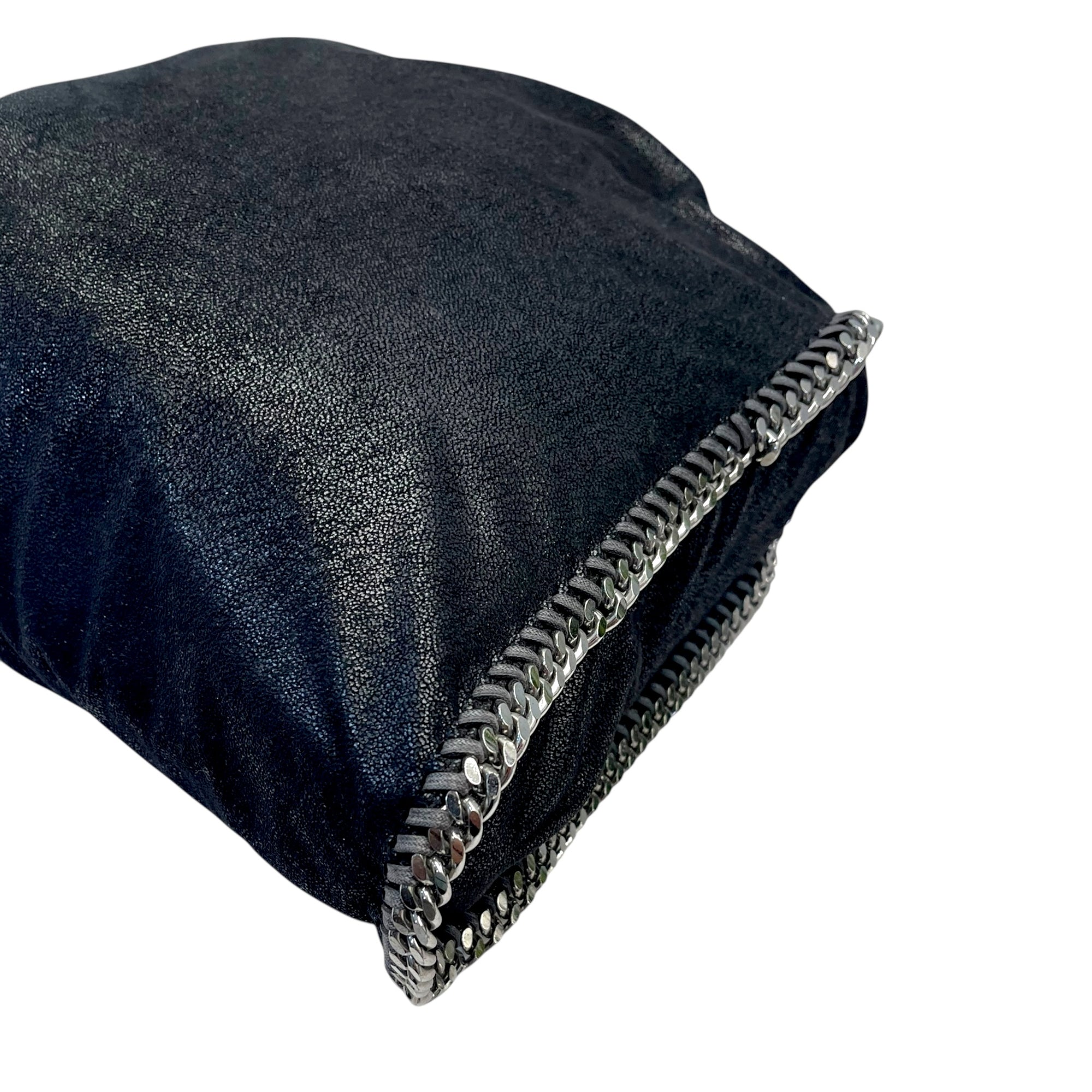 Stella McCartney Black Faux Leather Small Falabella Tote
