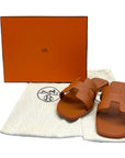 HERMES ORANS TAN SIZE EU 39