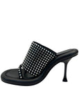 JW ANDERSON BLACK SLIP ON HEELS EU 39