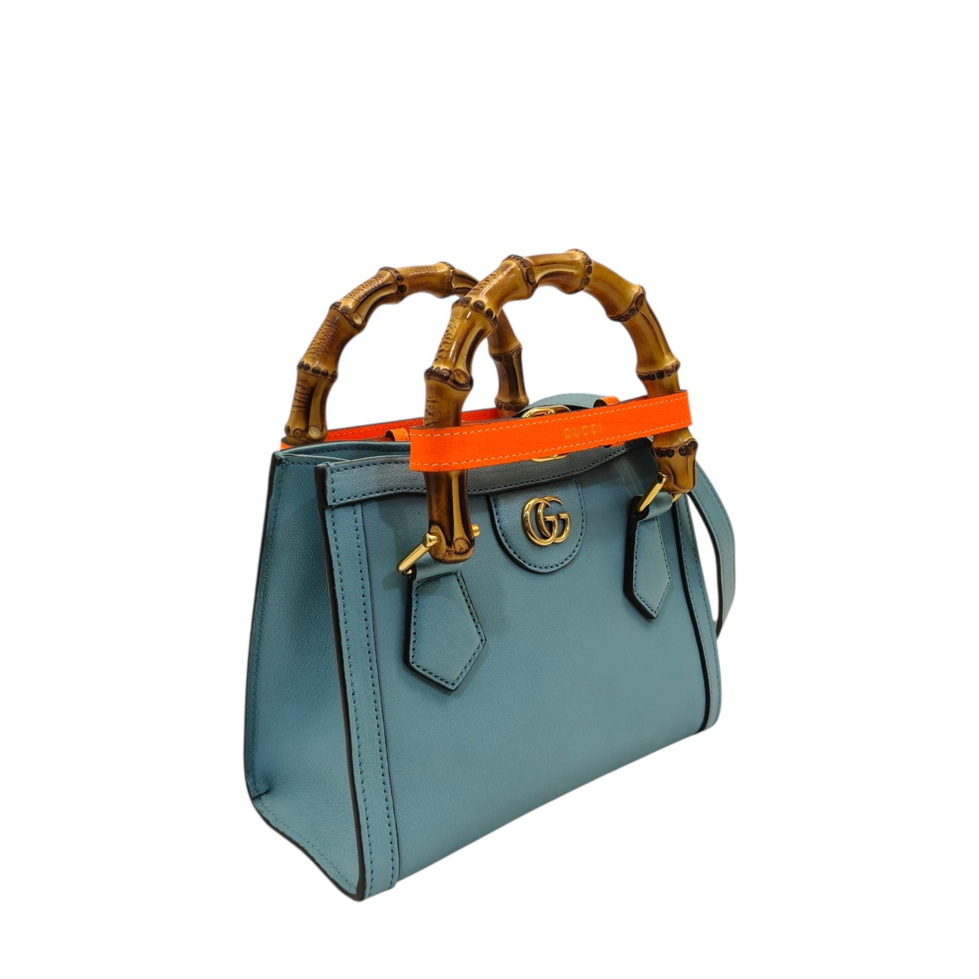 Gucci Diana Bamboo Leather Handbag