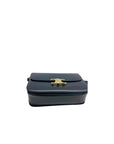 Celine Black Shiny Calf Leather Triomphe Shoulder Bag