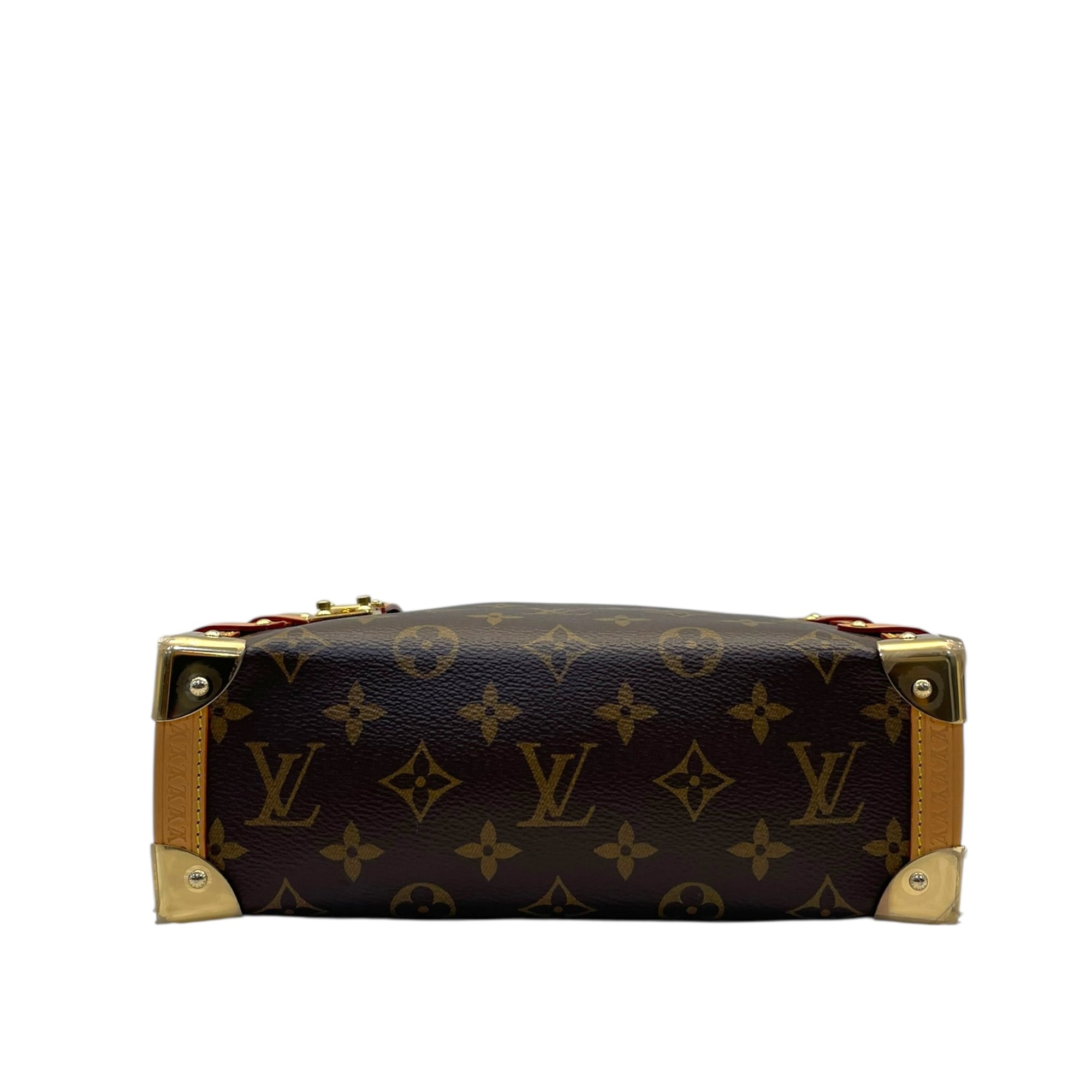 Louis Vuitton Brown Monogram Mini Soft Trunk Shoulder Bag