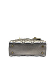 Christian Dior Mini Lady Dior Metallic Cannage Bag