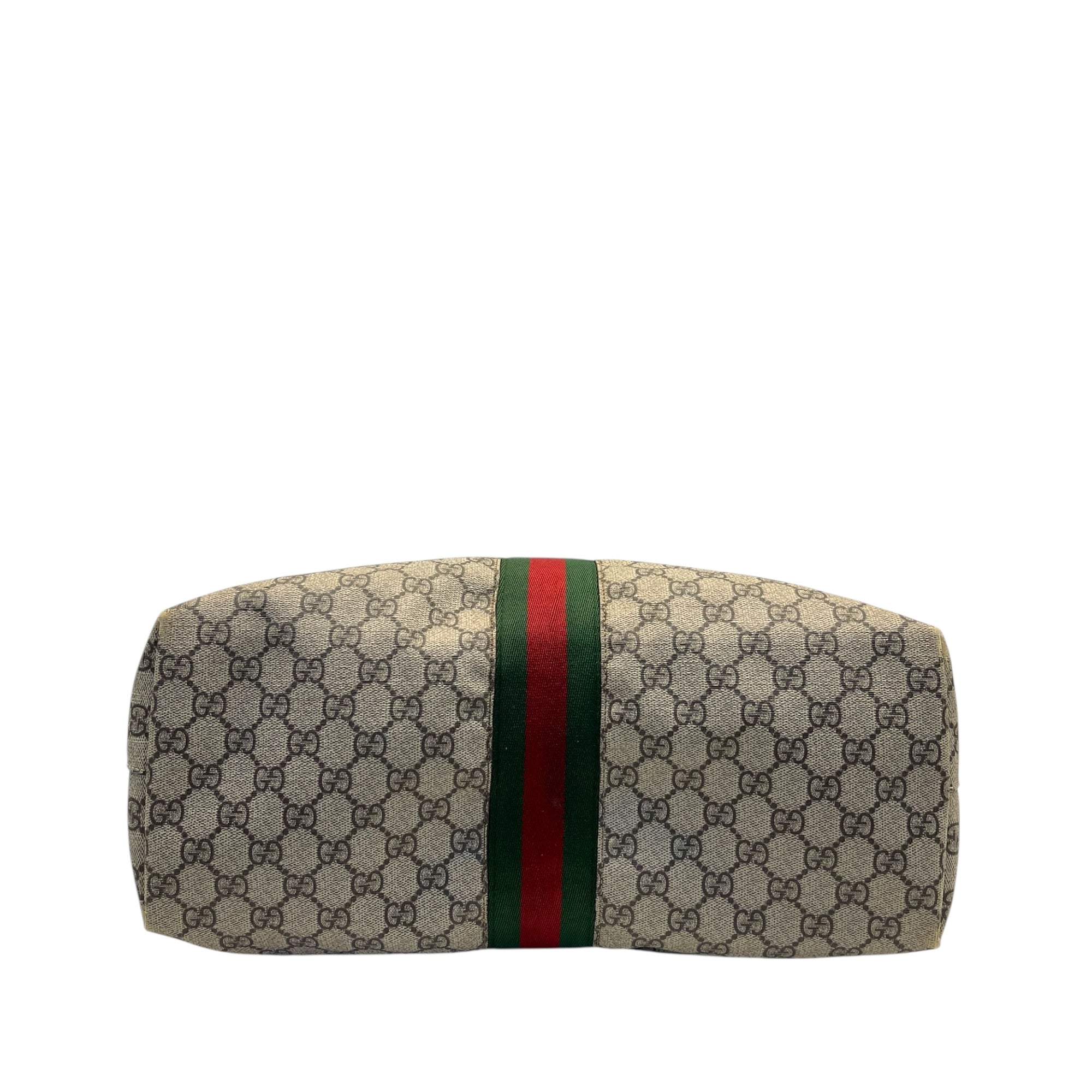 Gucci GG Supreme Ophidia Canvas and Leather Medium Tote Bag