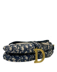 Christian Dior Saddle Bag Dior Oblique Embroidery