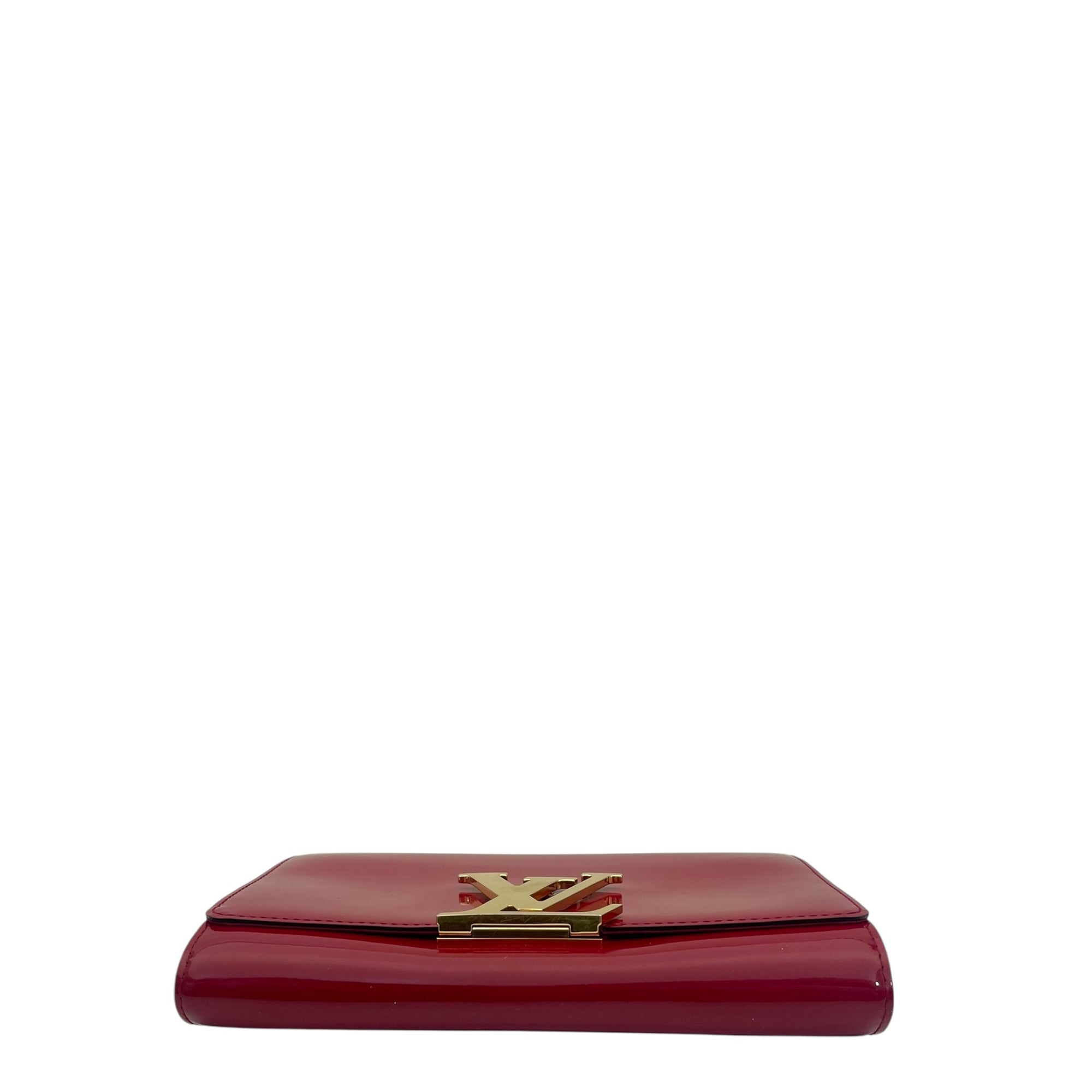 Louis Vuitton Vernis Patent Leather Louise Clutch One Size