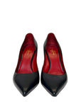 Valentino VLTN Black Leather Pumps Size EU 36.5