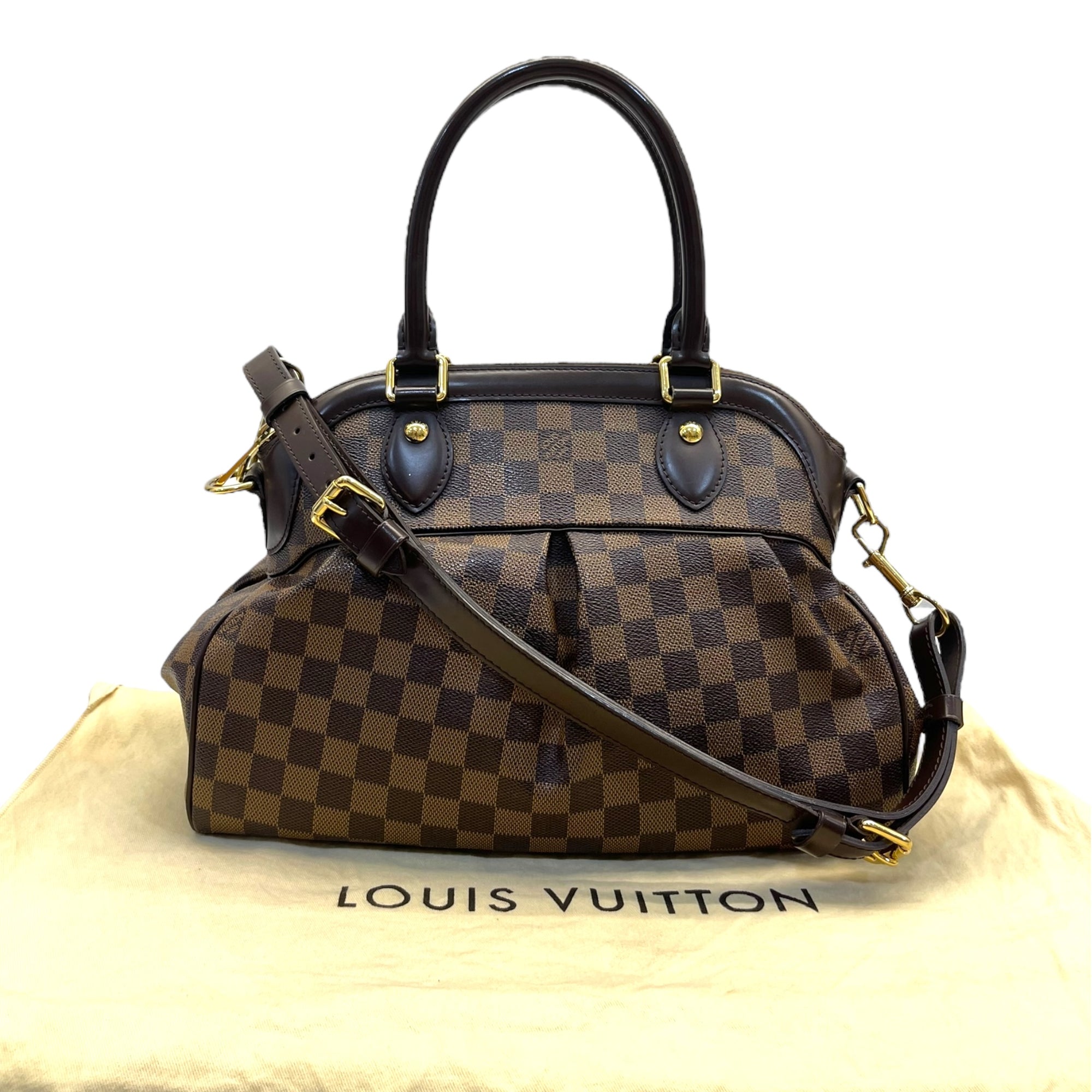 Louis Vuitton Damier Ebene Canvas Trevi PM Bag