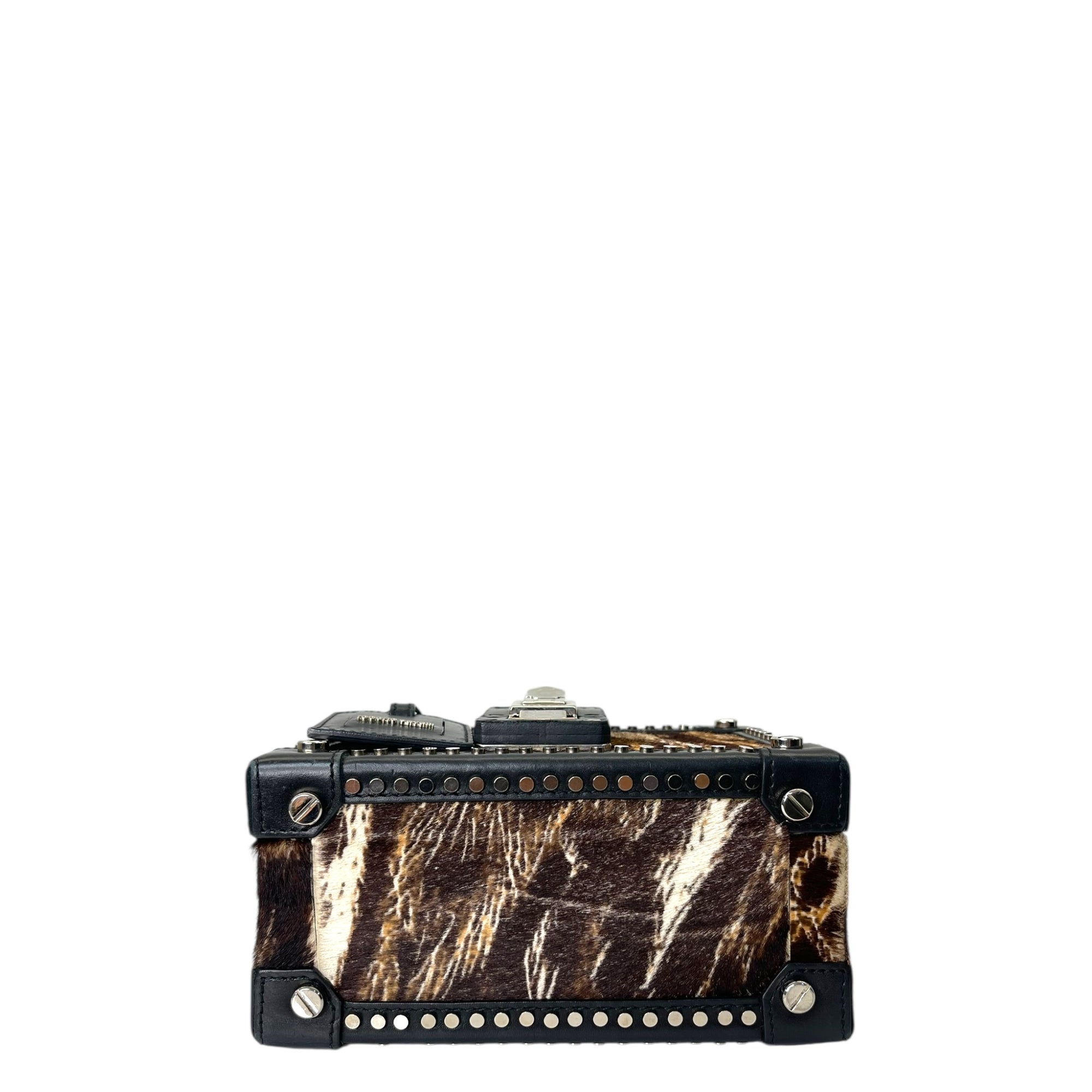 Roberto Cavalli Box Clutch with Chain Sling