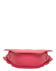 Emporio Armani Logo Leather Crossbody Bag in Pink