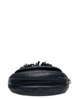 Burberry Haymarket Check Maydown Crossbody Bag in Black Leather and Coated Canvas