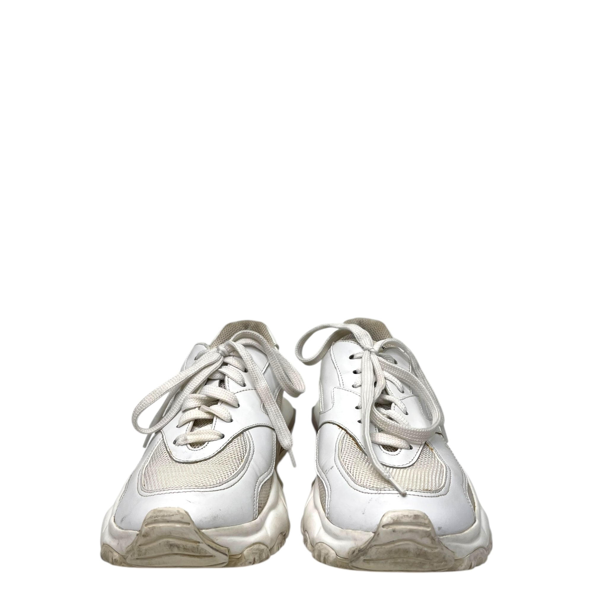 Valentino Garavani White Bounce Leather Trainers Size 6